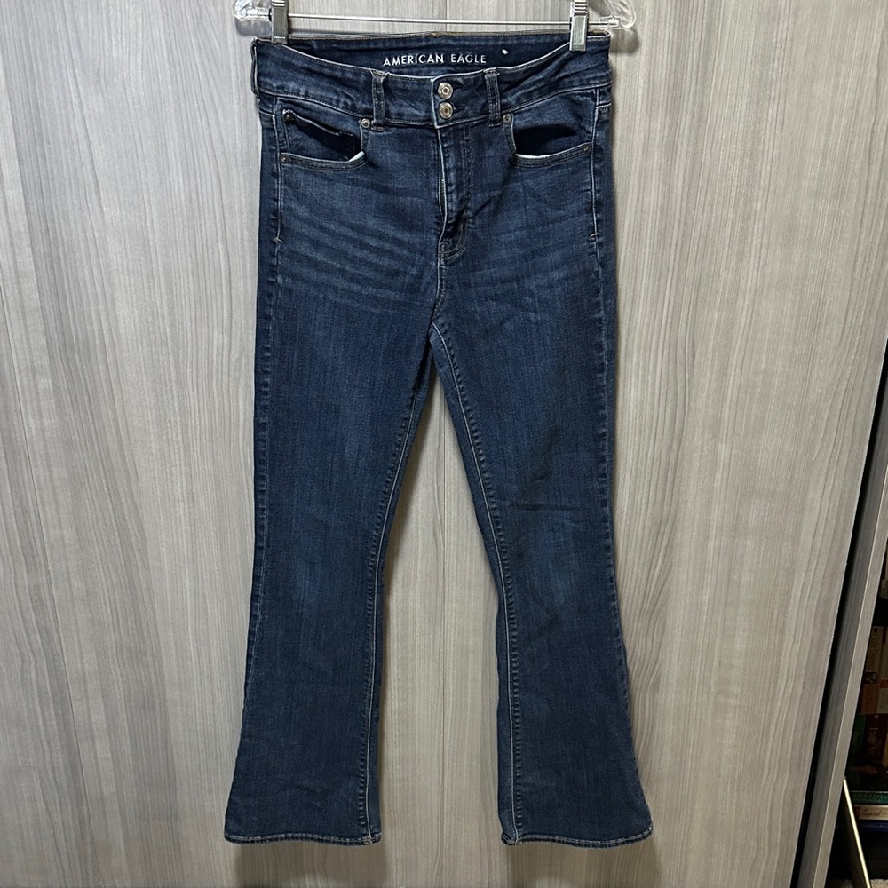 American Eagle Outfitters Dark Blue Flare Jeans